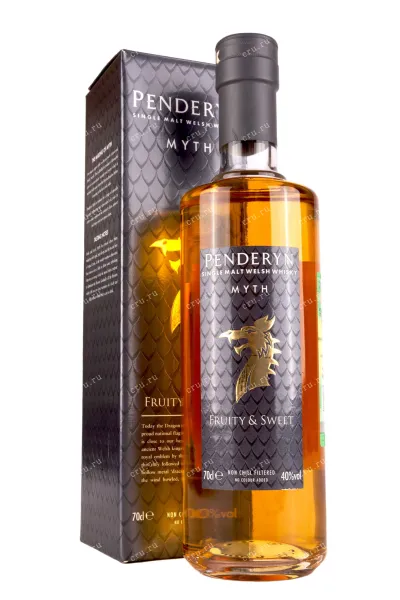 Виски Penderyn Myth gift box  0.7 л