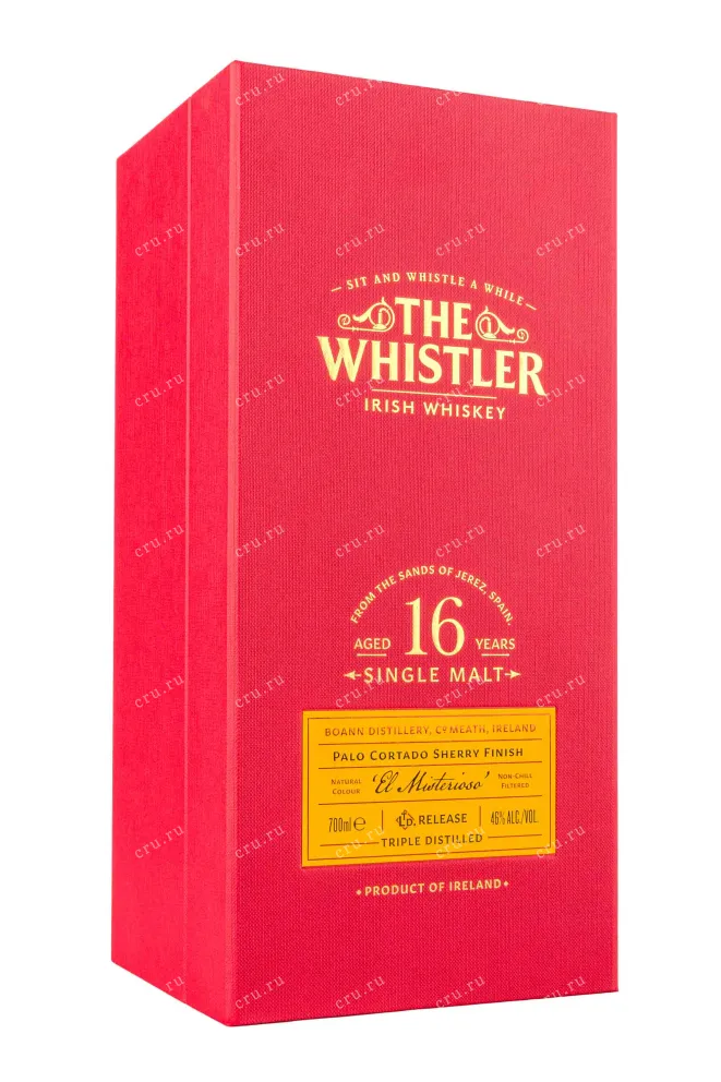 Деревянная коробка The Whistler Palo Cortado Sherry Finish 16 years old gift box 0.7 л