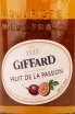 Этикетка Giffard Fruit de la Passion 0.7 л