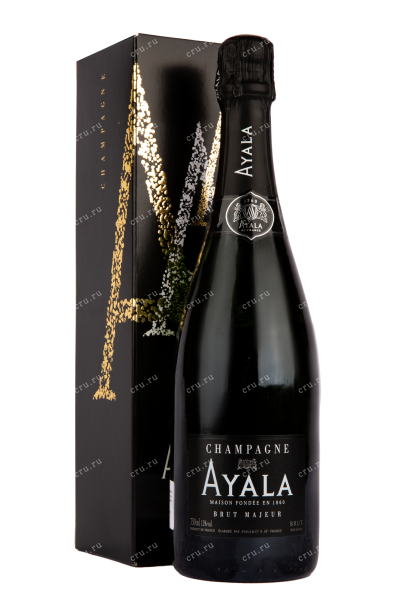 Шампанское Ayala Brut Majeur in gift box  0.75 л