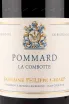 Этикетка вина Domaine Philippe Girard La Combotte Pommard 2018 0.75 л