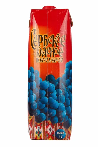 Вино Vino Zupa Serbskoe Red 1 л