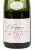 Этикетка игристого вина Saint Germain de Crayes Millesime Blanc de Blancs Brut Nature 2006 0.75 л