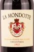 Этикетка La Mondotte Grand Cru Classe Saint-Emilion 2015 0.75 л