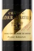 Этикетка вина Chateau Latour-Martillac Pessac-Leognan Grand Cru Classe 2014 0.75 л