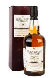 Виски Glen Elgin Malt 12 years old with gift box  0.7 л