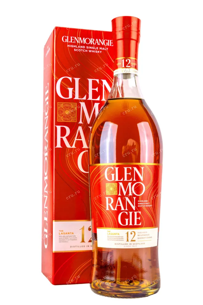 Виски Glenmorangie Lasanta 12 years  0.75 л