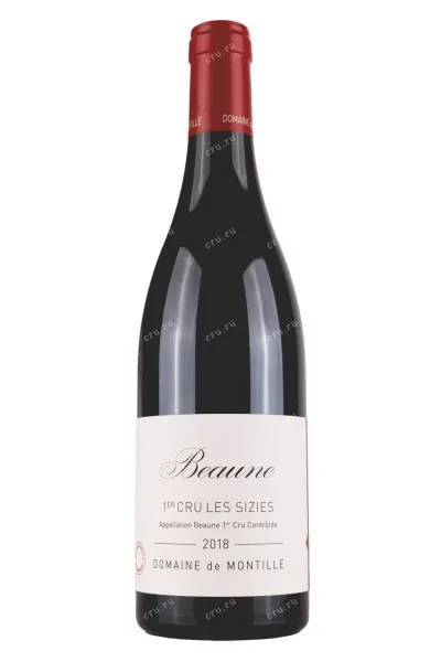 Вино Domaine de Montille Beaune Premier Cru Les Sizies 2018 0.75 л