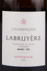 Этикетка игристого вина Labruyere Grand Cru Anthologie Rose 0.75 л