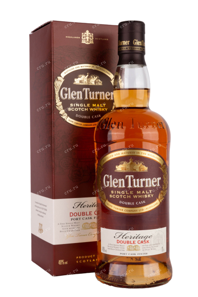Виски Glen Turner Heritage Double Cask Port Cask Finish in gift box  0.7 л