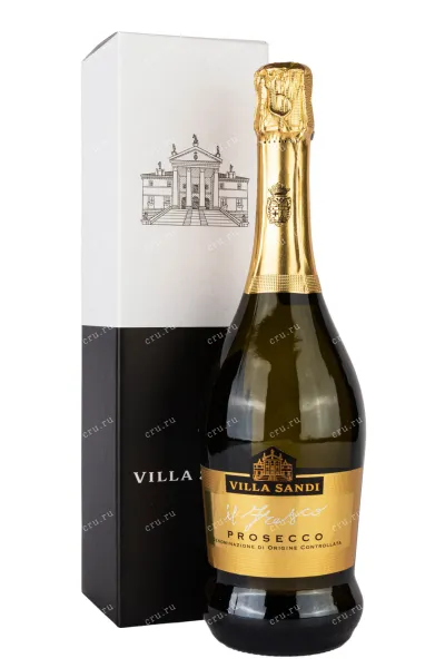 Игристое вино Prosecco Villa Sandi Il Fresco Treviso gift box 2021 0.75 л