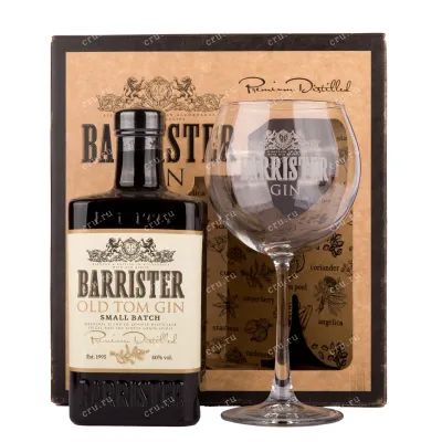 Джин Barrister Old Tom, gift box with glass  0.7 л