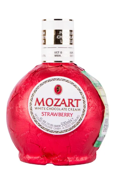 Ликер Mozart White Chocolate Cream Strawberry   0.5 л