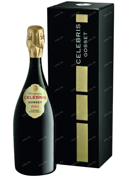 Шампанское Gosset Celebris Vintage Extra Brut in gift box 2002 0.75 л