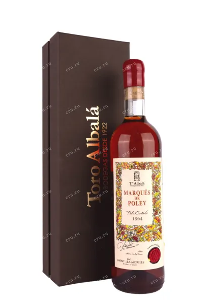 Херес Marques de Poley Palo Cortado Toro Albala with gift box 1964 0.75 л