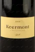 Этикетка Keermont Syrah 2016 0.75 л