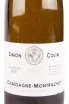 Этикетка вина Simon Colin Chassagne-Montrachet 2018 0.75 л