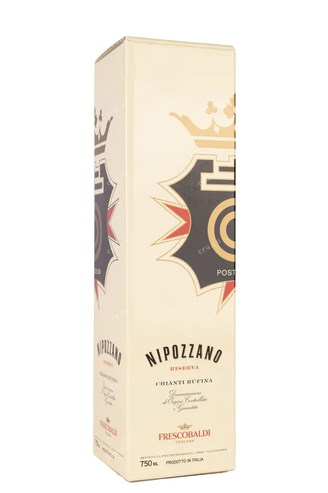 Подарочная коробка Nipozzano Riserva Chianti Rufina with gift box 2018 0.75 л