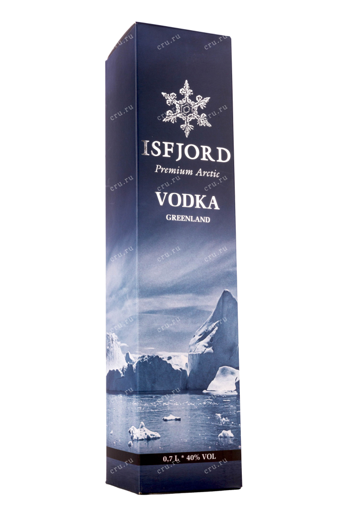 Подарочная коробка Isfjord Premium Arctic Vodka 0.7 л