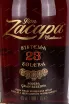 Этикетка Zacapa Centenario Solera Grand Reserve Especial XO in gift box 0.7 л