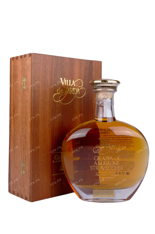 Граппа Villa de Varda Grappa di Amarone Stravecchia wooden box  0.7 л