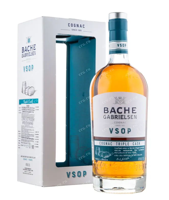 Коньяк Bache-Gabrielsen VSOP Triple Cask in box   0.7 л