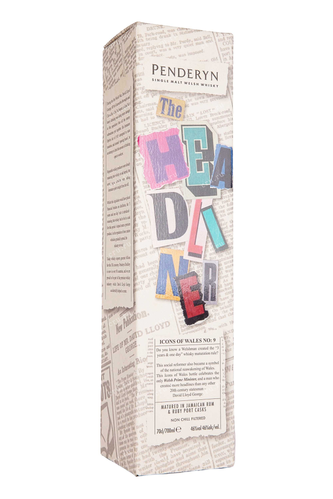 Подарочная упаковка Penderyn Headliner in gift box 0.7 л