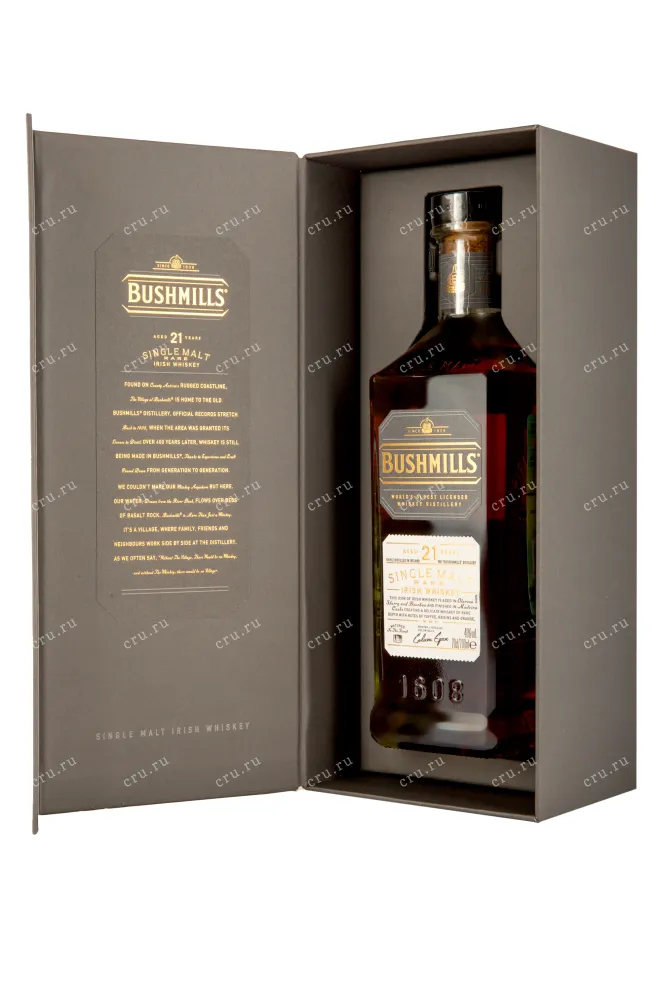 Виски Bushmills 21 years 0,7 в подарочной упаковке