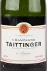 Этикетка игристого вина Taittinger Brut Reserve 0.75 л