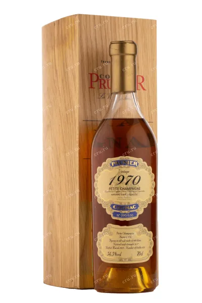 Коньяк Prunier 1970 Petite Champagne 0.7 л