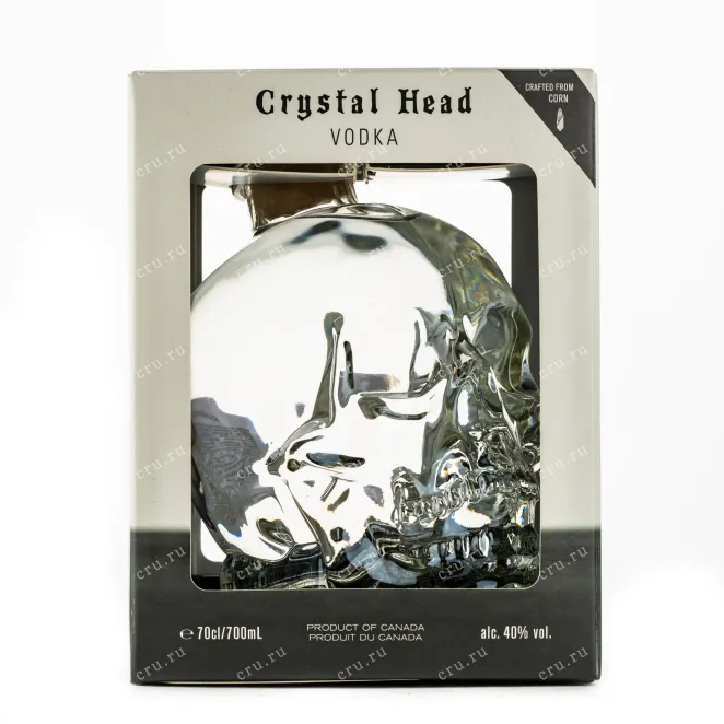 Бутылка водки Crystal Head Aurora 0.7 в подарочной упаковке