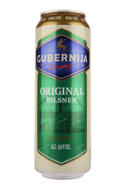 Пиво Gubernija Original Pilsner beer  0.568 л