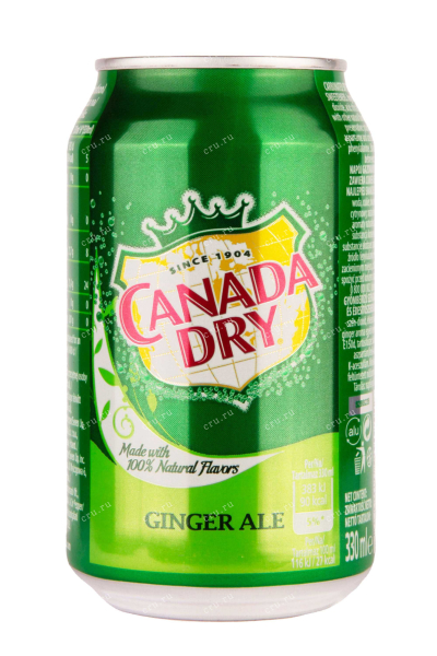 Газированный напиток Canada Dry Железная банка 0.33 л