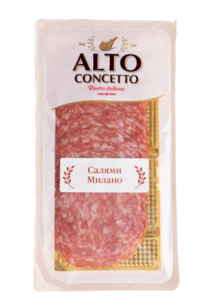 Alto Concetto Salame Milano sliced