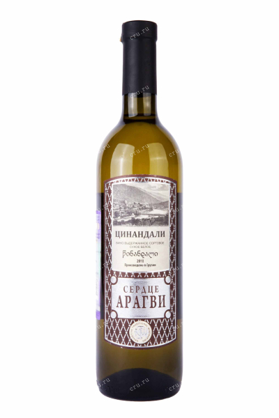Вино The Heart of Aragvi Tsinandali 2018 0.75 л