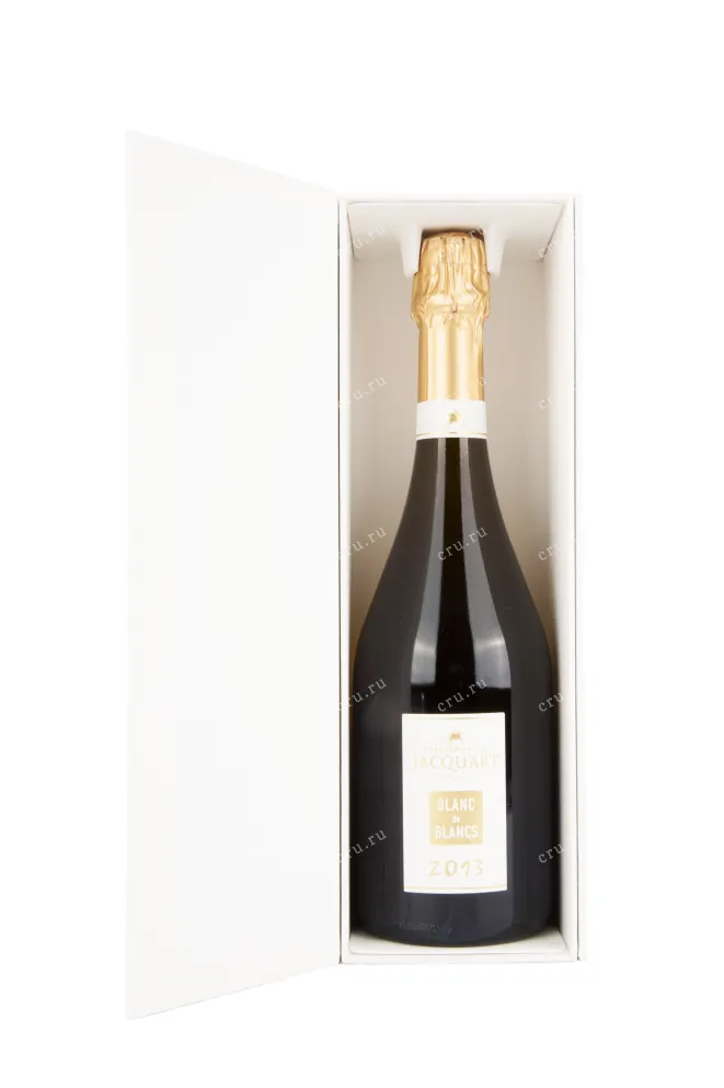 Подарочная коробка игристого вина Jacquart Blanc de Blancs Vintage with gift box 0.75 л