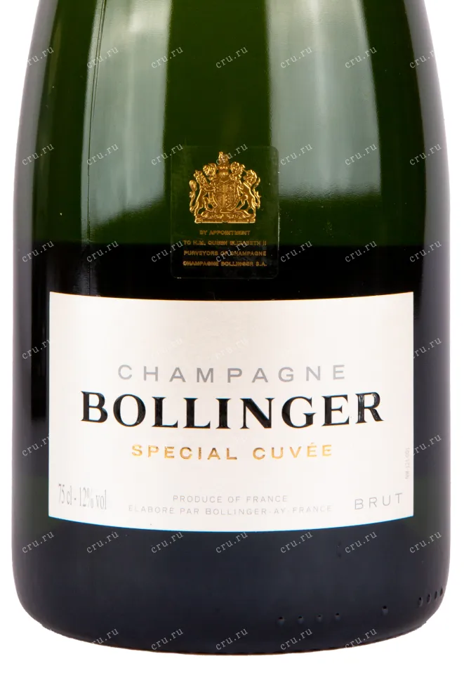 Этикетка игристого вина Bollinger Special Cuvee Brut 0.75 л