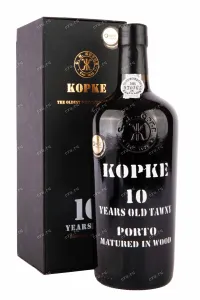 Портвейн Kopke Porto 10 years in gift box 2012 0.75 л