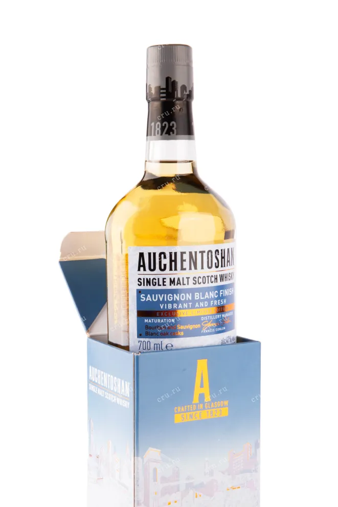 Виски Auchentoshan Sauvignon Blanc Finish with gift box  0.7 л