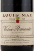 Этикетка вина Louis Max Vosne Romanee 2014 0.75 л