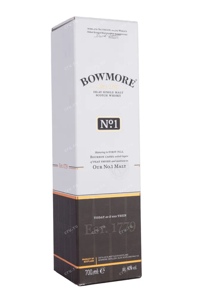 Подарочная коробка Bowmore No.1 gift box 0.7 л