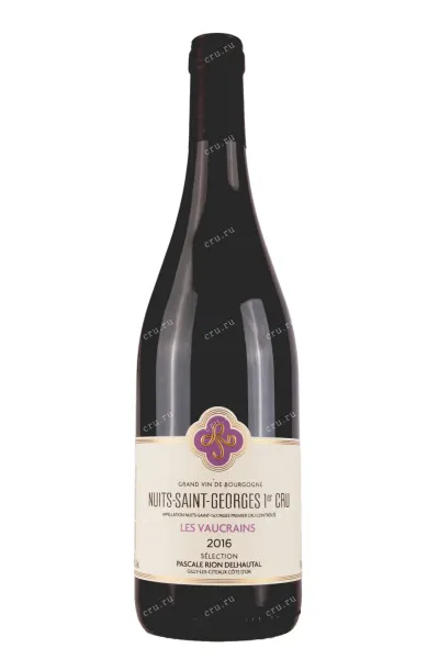 Вино Pascale Rion Delhautal Nuits-Saint-Georges 1-er Cru Les Vaucrains 2016 0.75 л