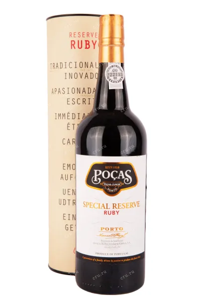 Портвейн Pocas Special Reserve Ruby tube 2013 0.75 л