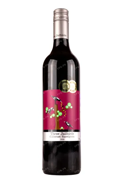 Вино Three Jailbirds Cabernet Sauvignon 2018 0.75 л