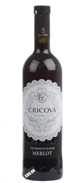 Вино Cricova 1952 Merlot Lace Range 0.75 л