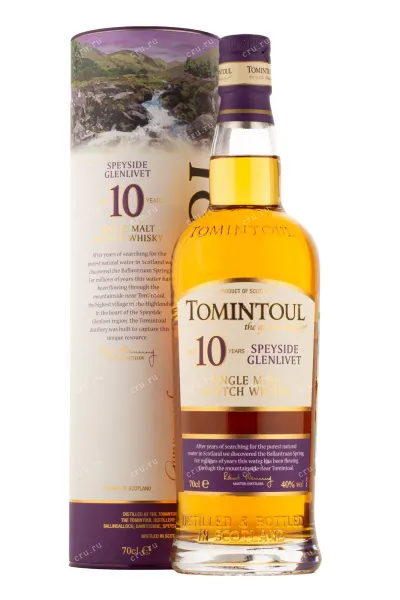 Виски Tomintoul Speyside Glenlivet 10 years  0.7 л