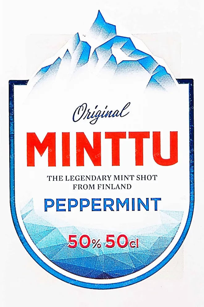 Этикетка Minttu Peppermint 0.5 л