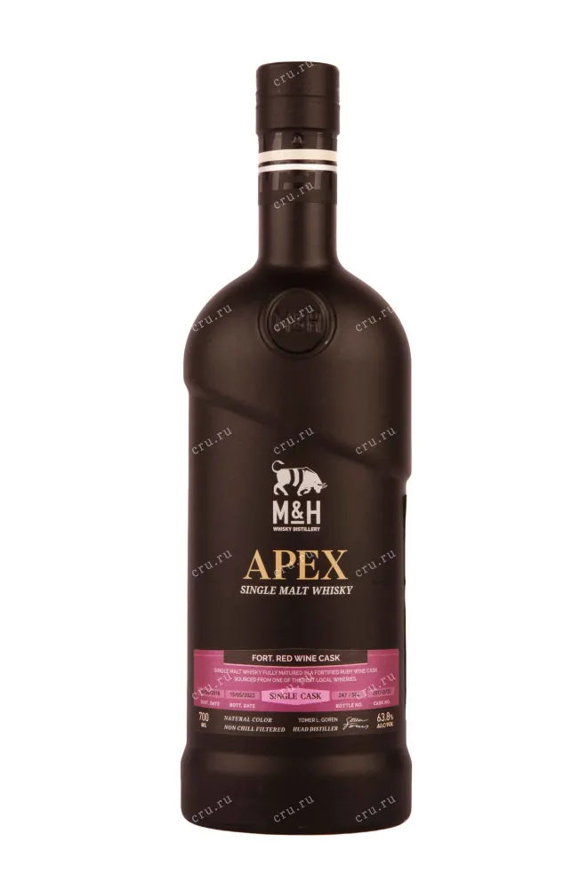 Бутылка M & H Apex Single Cask Fortified Red Wine Cask gift box 0.7 л