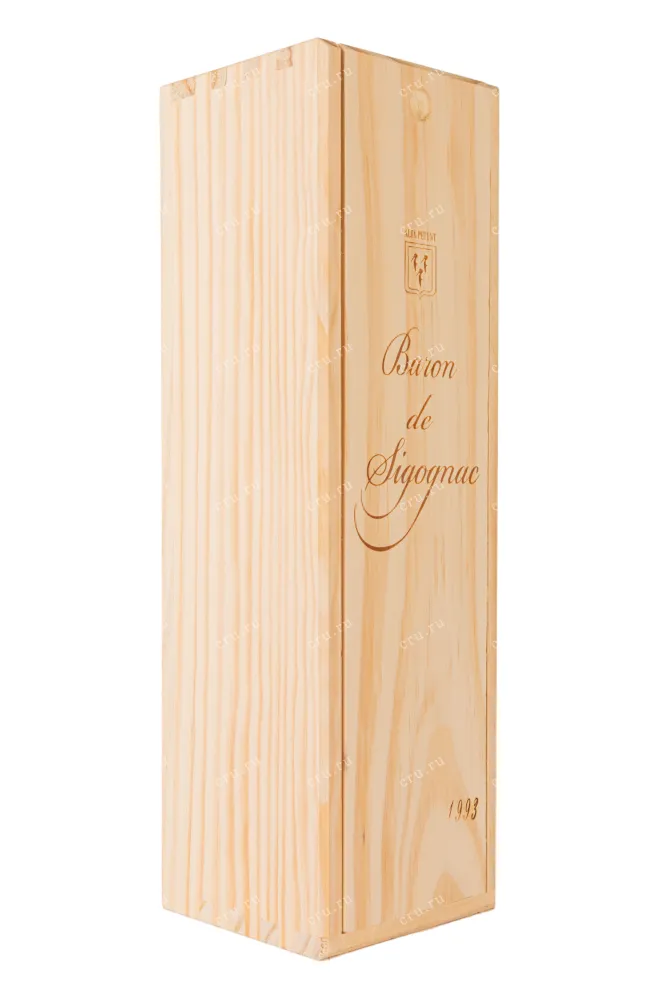 Деревянная коробка Baron de Sigognac wooden box 1993 0.7 л