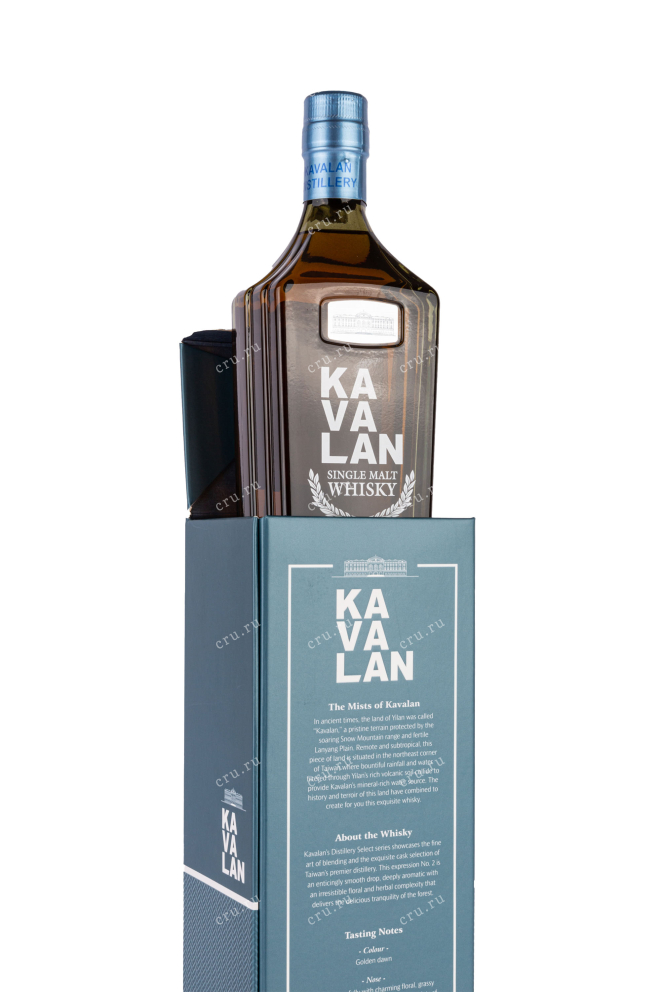 В подарочной коробке  Kavalan Distillery Select #2 with gift box 0.7 л